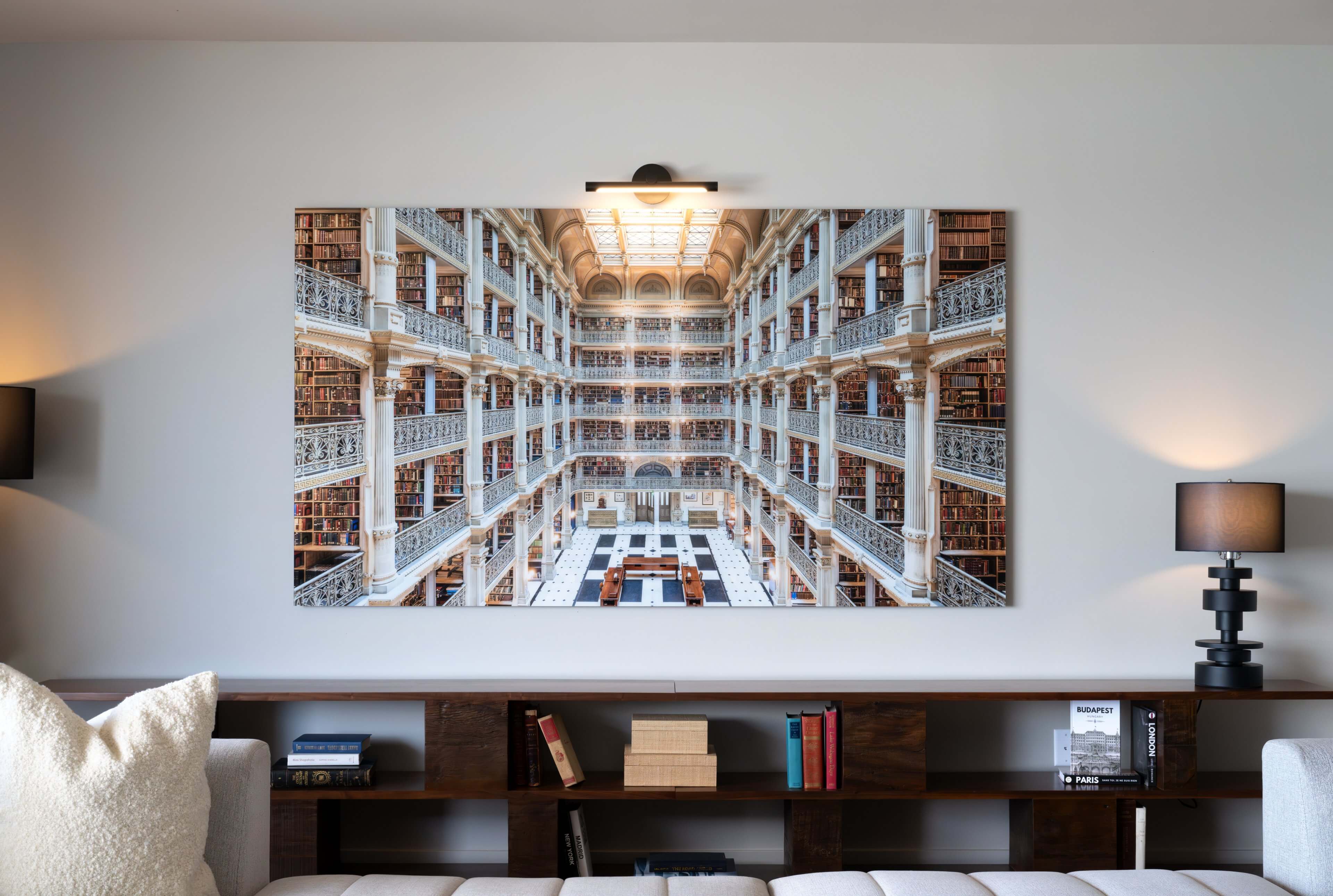 Elegant wallpaper design in a luxury interior